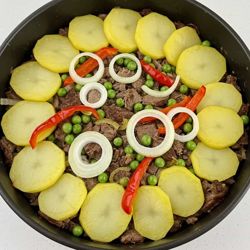 Foto deliciosa de Chuleta assada com batatas pronta para servir - Carnes & Frango