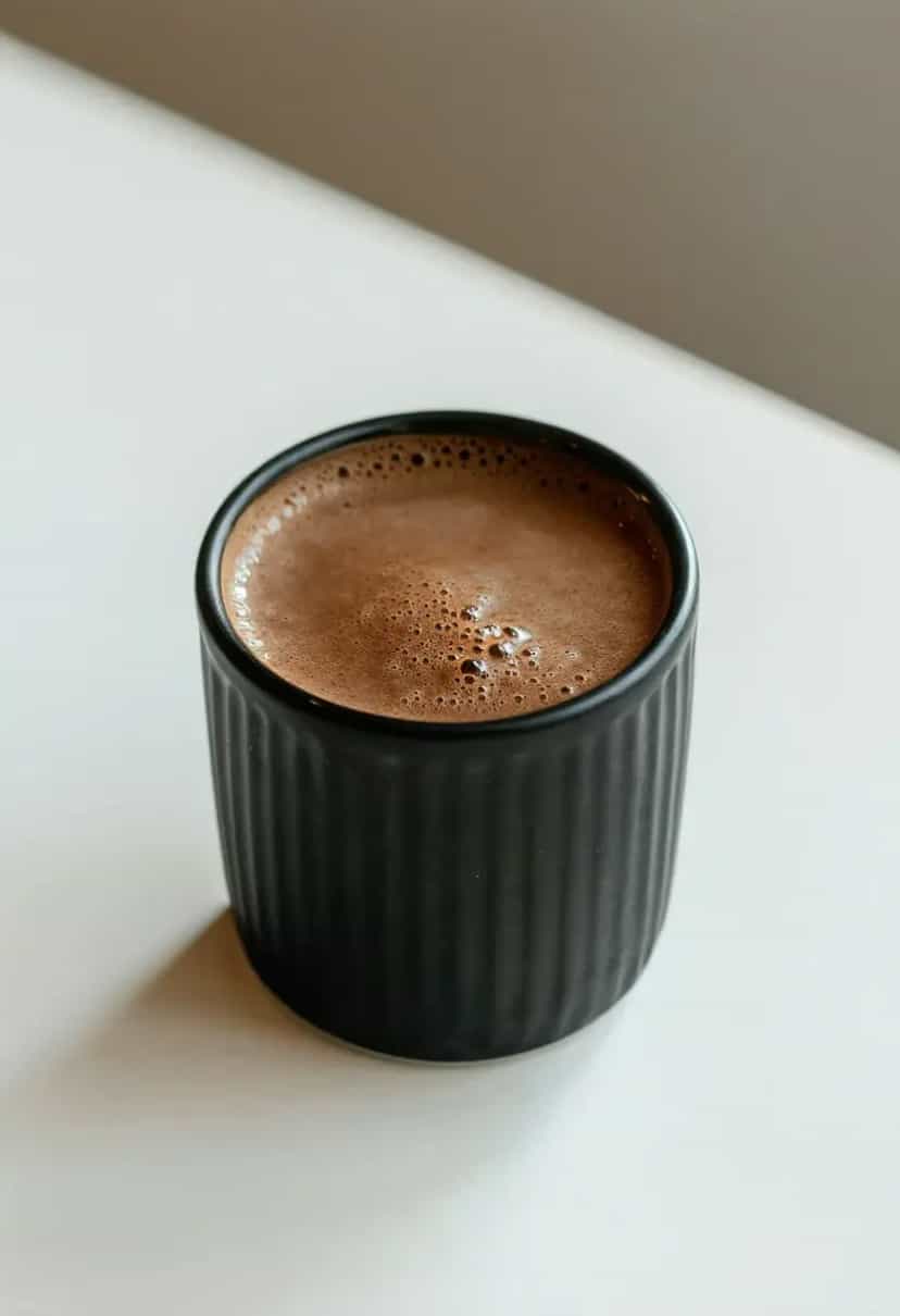 Foto deliciosa de Chocolate Quente Clássico pronta para servir - Bebidas Quentes