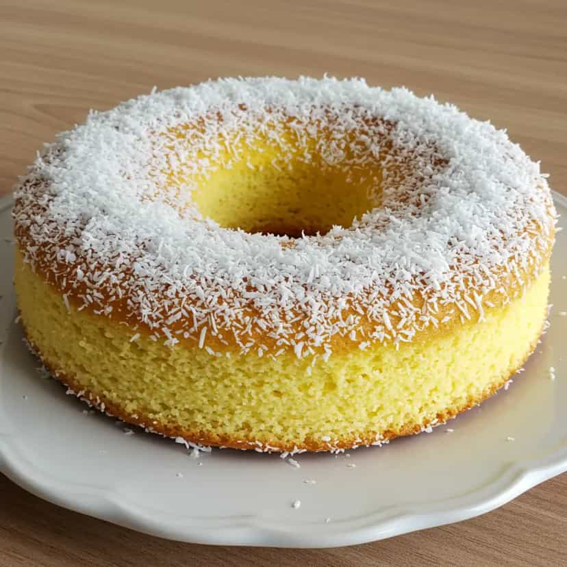 Foto deliciosa de Cobertura Cremosa de Coco para Bolo pronta para servir - Bolos & Cupcakes