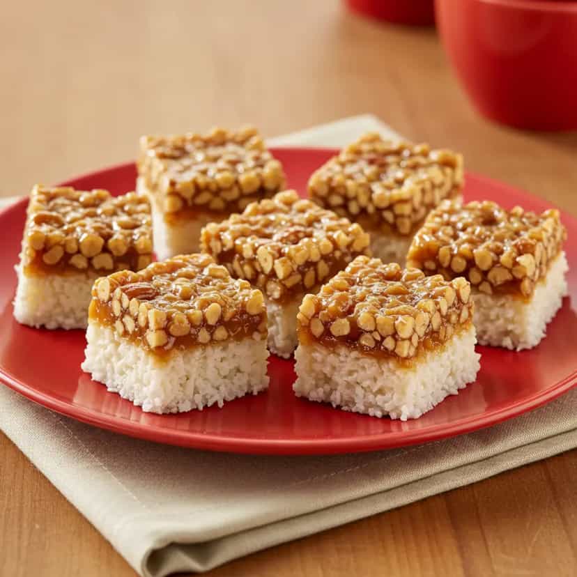 Foto deliciosa de Cocada Cremosa com Amendoim pronta para servir - Outras Receitas