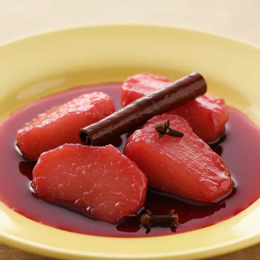 Foto deliciosa de Compota de Maçã Light com Gelatina Diet pronta para servir - Sem Açúcar