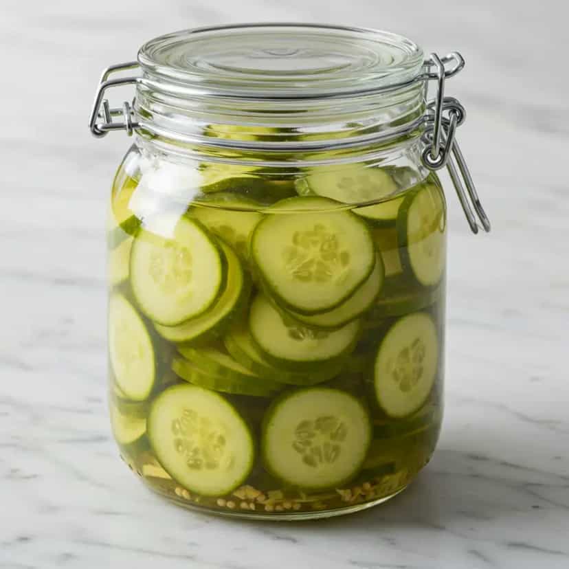 Foto deliciosa de Conserva de Pepino Japonês com Gengibre pronta para servir - Outras Receitas