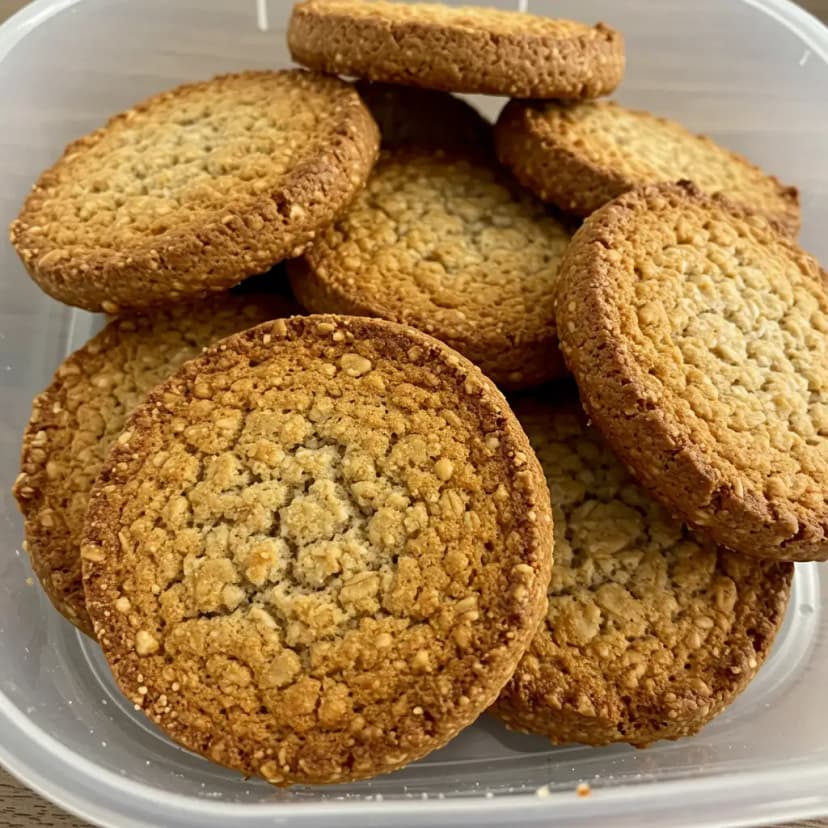 Cookies de Aveia e Canela Light