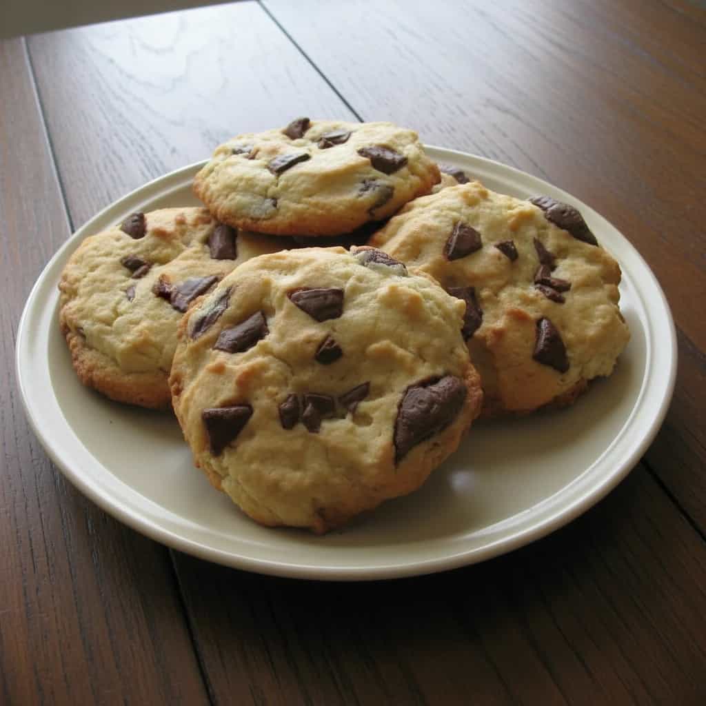 Cookies de Chocolate Cremosos com Creme de Leite