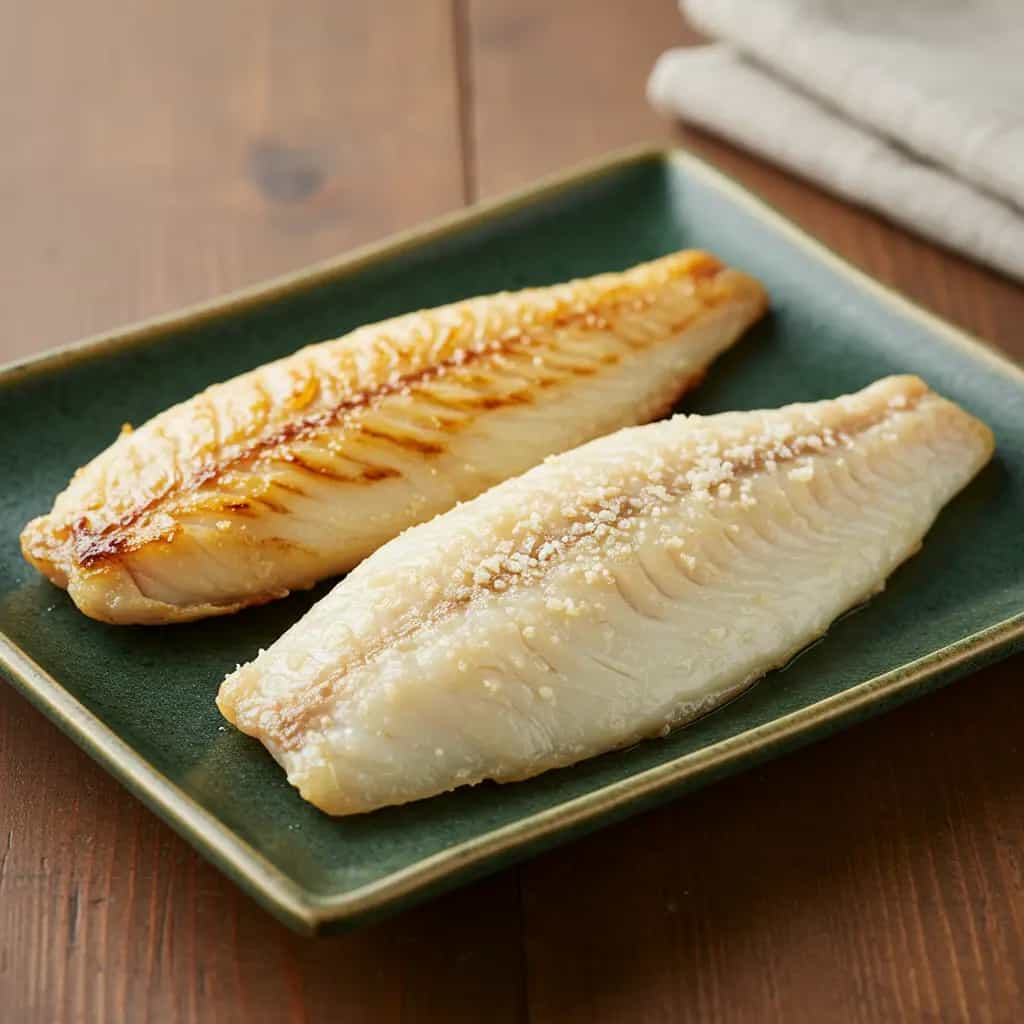 Corvina Assada com Crosta Crocante