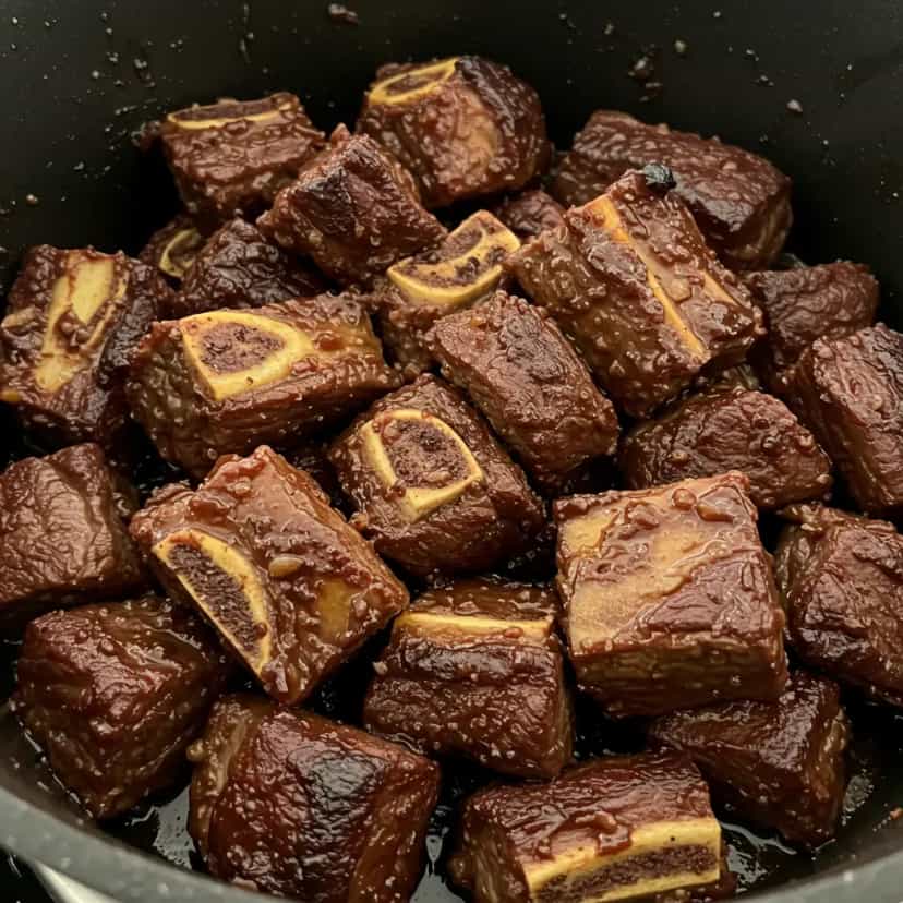 Foto deliciosa de Costela Bovina na Panela de Pressão pronta para servir - Outras Receitas