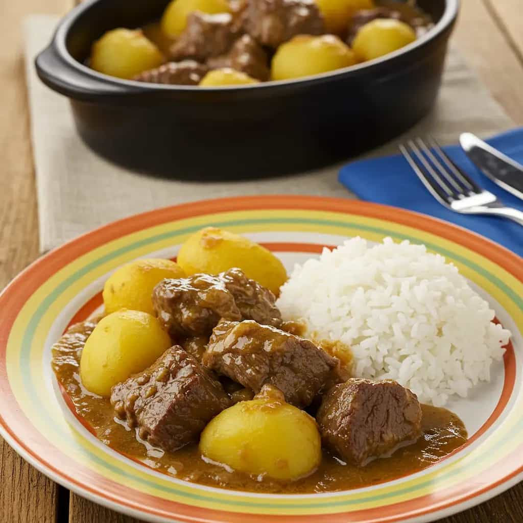 Costela de Boi com Mandioquinha e Leite de Coco