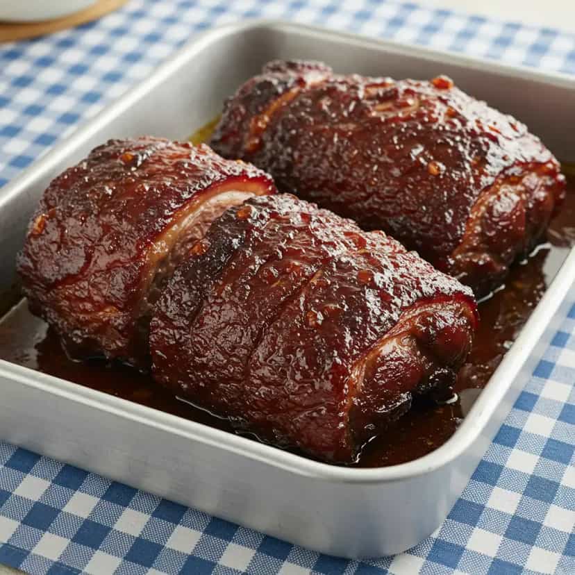 Foto deliciosa de Costela de Ripa Assada pronta para servir - Carnes & Frango
