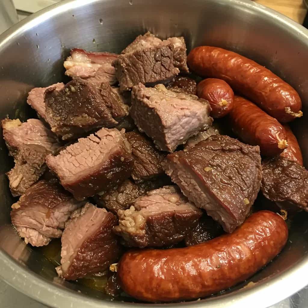 Costela e Linguiça na Panela de Pressão