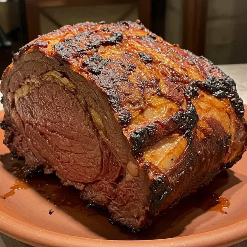 Foto deliciosa de Costela Ponta de Agulha Assada na Churrasqueira pronta para servir - Carnes & Frango
