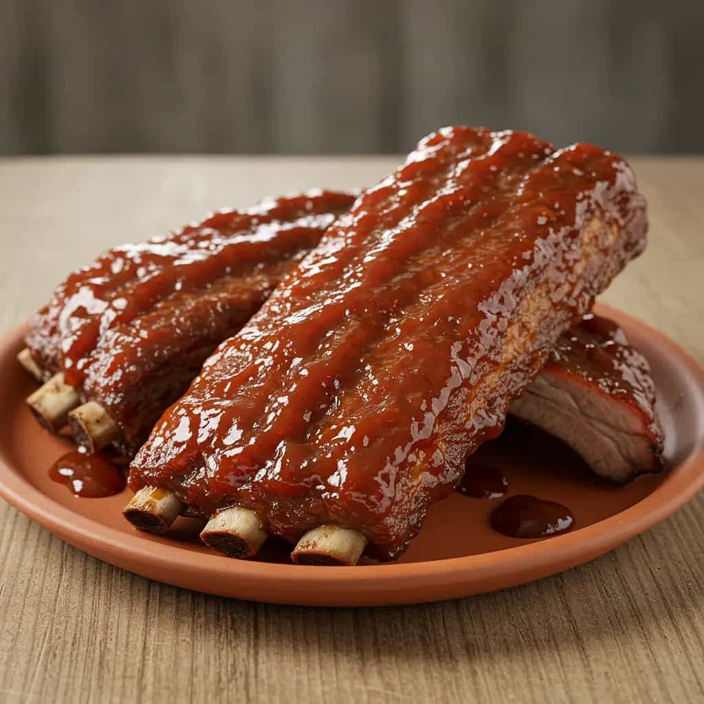 Costela Suína ao Molho Barbecue Caseiro