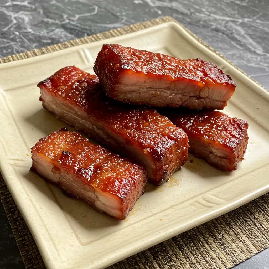 Costela Suína Assada com Molho Aromático