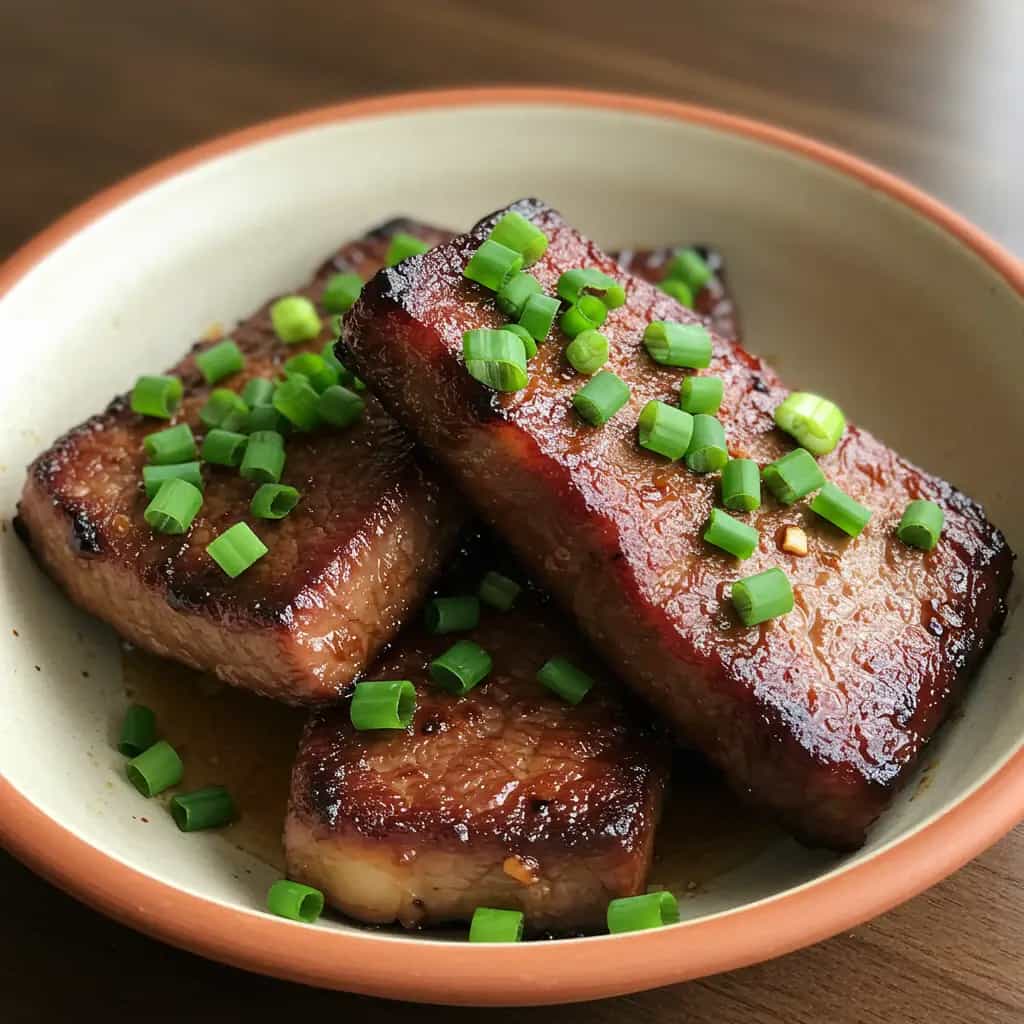 Costeletas Suínas ao Molho de Ervas e Especiarias