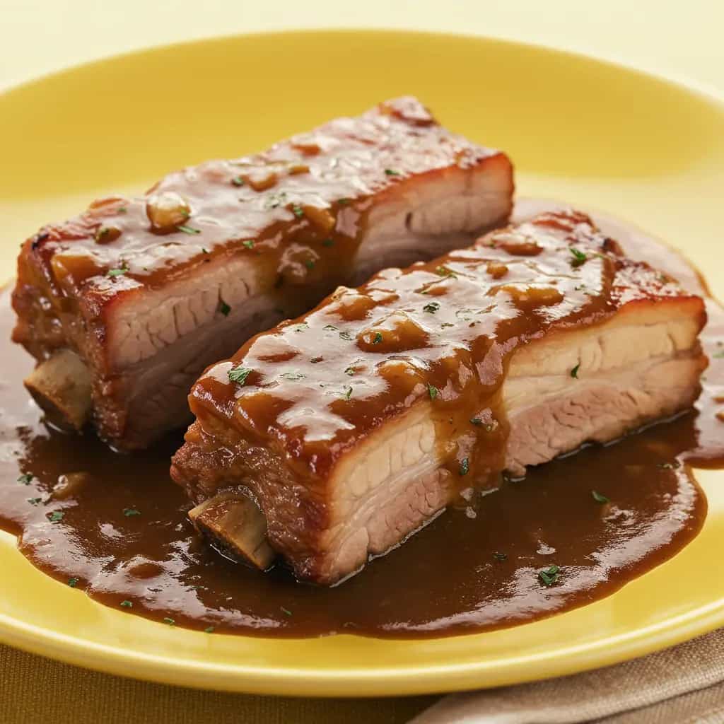 Costelinha de Porco Crocante no Casulo de Sal