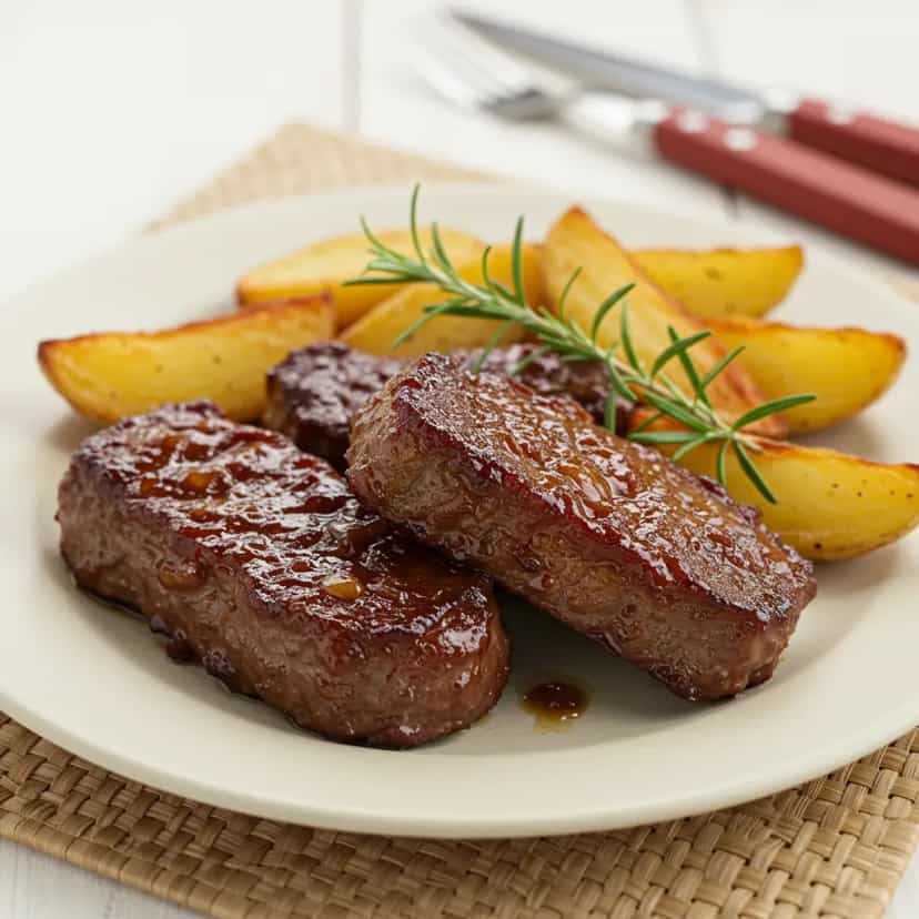 Foto deliciosa de Costelinha de Porco na Panela de Pressão pronta para servir - Carnes & Frango