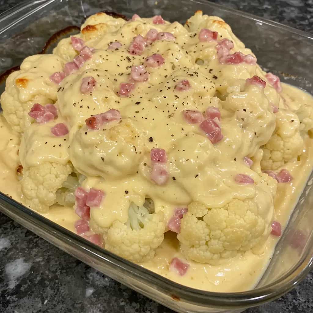 Couve-flor Recheada ao Forno