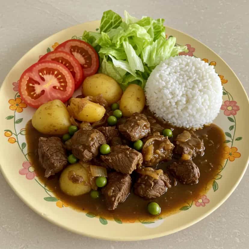 Foto deliciosa de Coxão Mole ao Vinho Tinto: Receita Caseira pronta para servir - Carnes & Frango