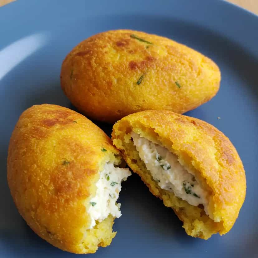 Foto deliciosa de Coxinha de Batata Cremosa pronta para servir - Salgadinhos