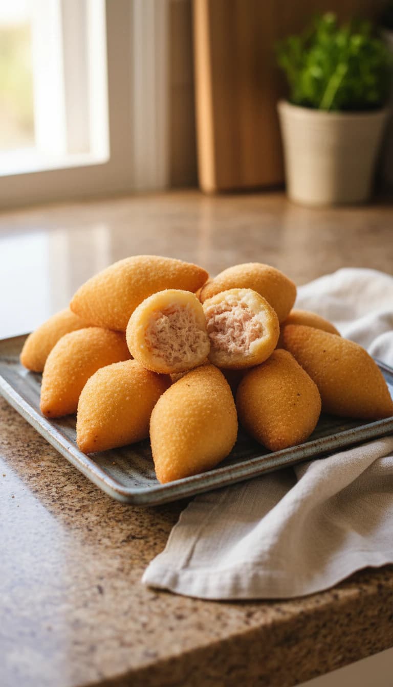 Coxinha de Frango Cremosa