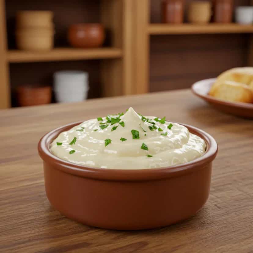 Foto deliciosa de Creme de alho pronta para servir - Pastas & Patês