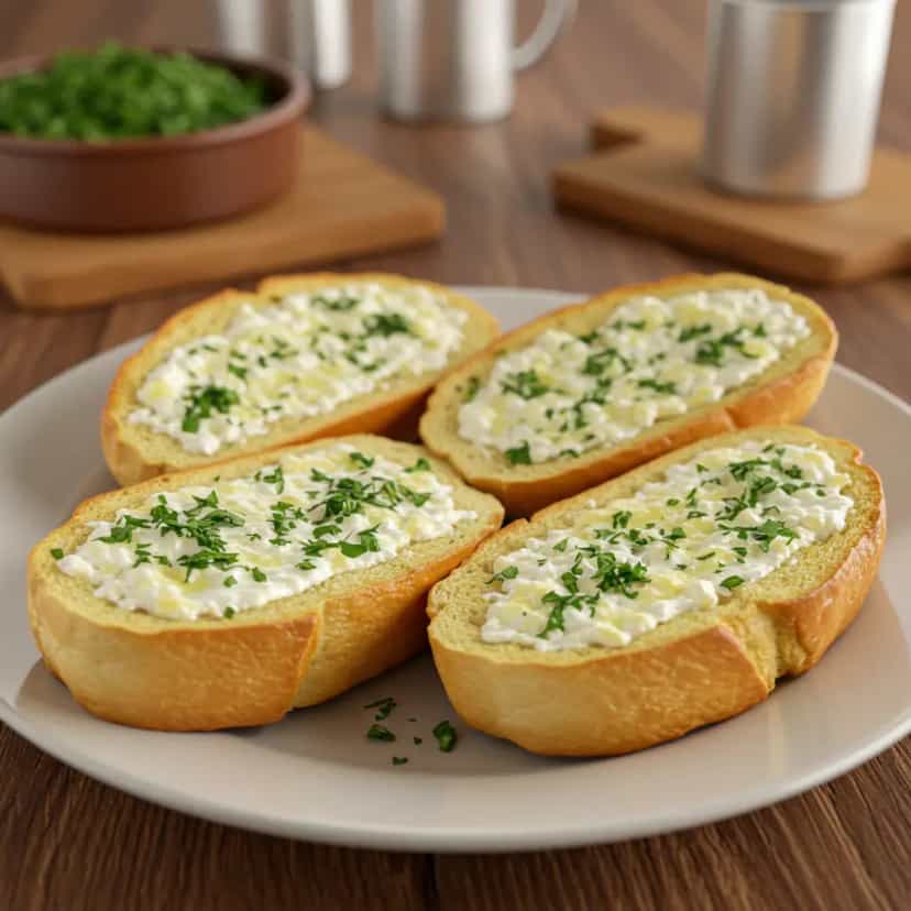 Foto deliciosa de Creme de alho (pão de alho) pronta para servir - Pastas & Patês