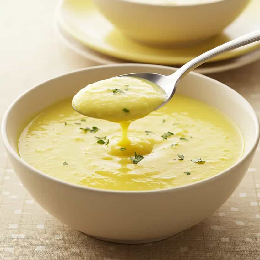 Foto deliciosa de Creme de Frango e Batata pronta para servir - Sopas & Caldos
