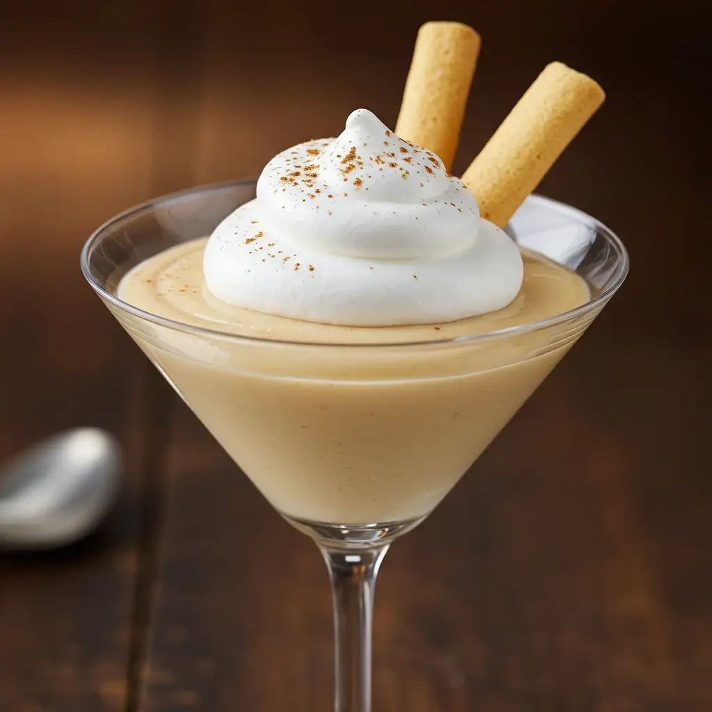 Creme de Leite com Suspiro de Vinho do Porto