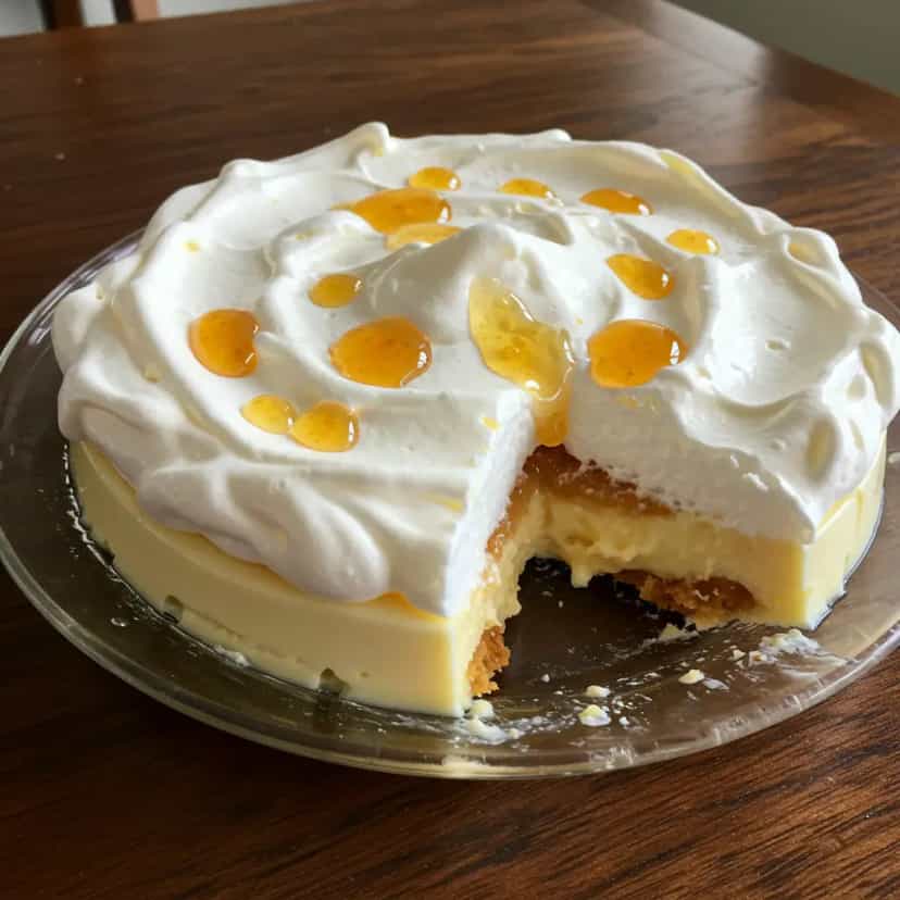 Foto deliciosa de Creme de Leite Condensado com Claras em Neve pronta para servir - Pudins & Cremes