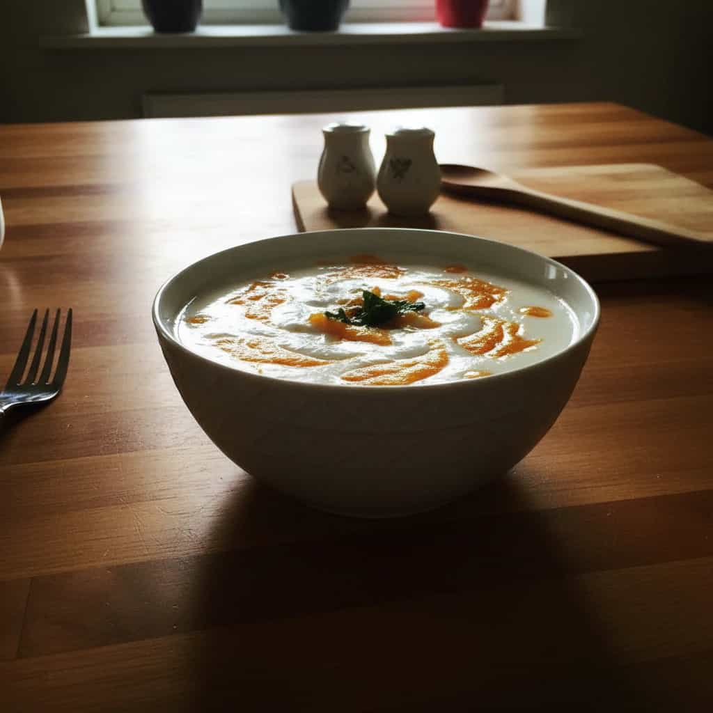 Creme de Mandioca com Manga: Doçura Tropical