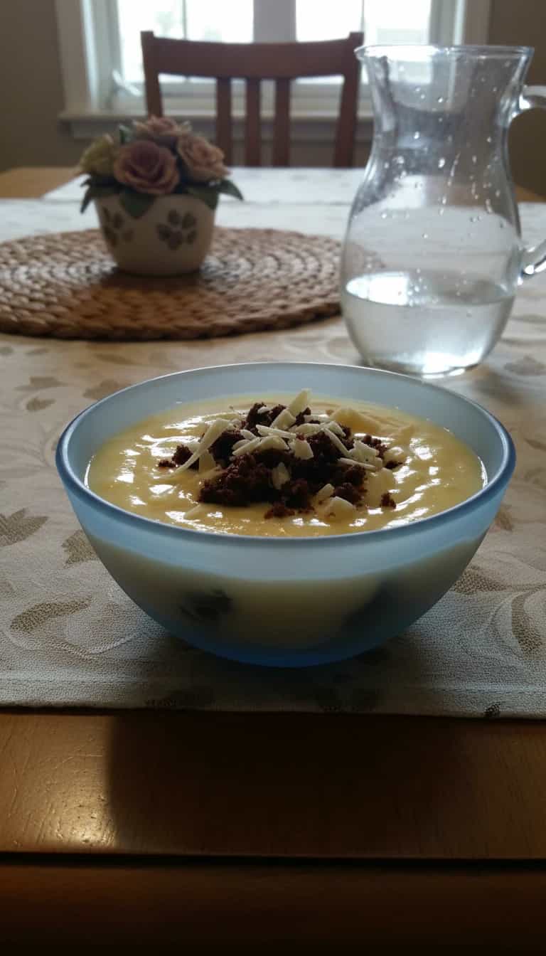 Creme de Maracujá com Biscoito e Chocolate