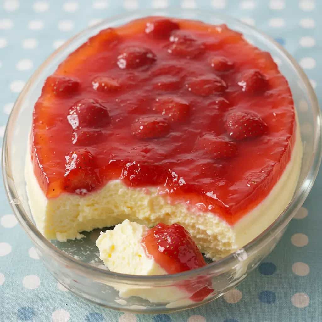 Creme de Morango com Gelatina: Sobremesa Deliciosa