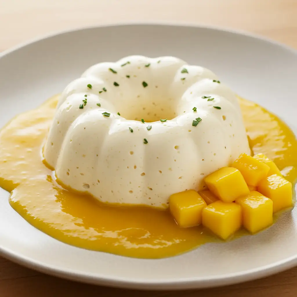 Creme de Tapioca com Manga: Sobremesa Refrescante