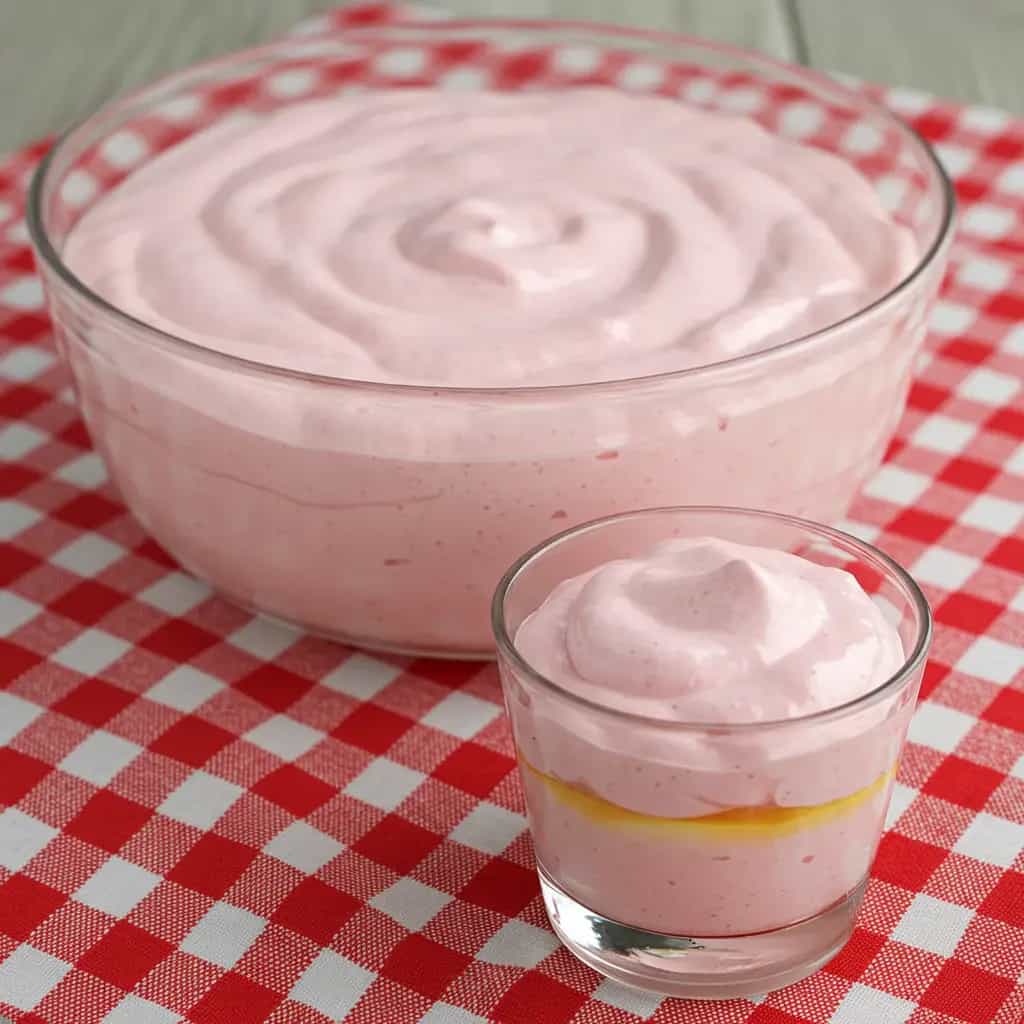 Creme Veludo de Morango: Sobremesa Gelada