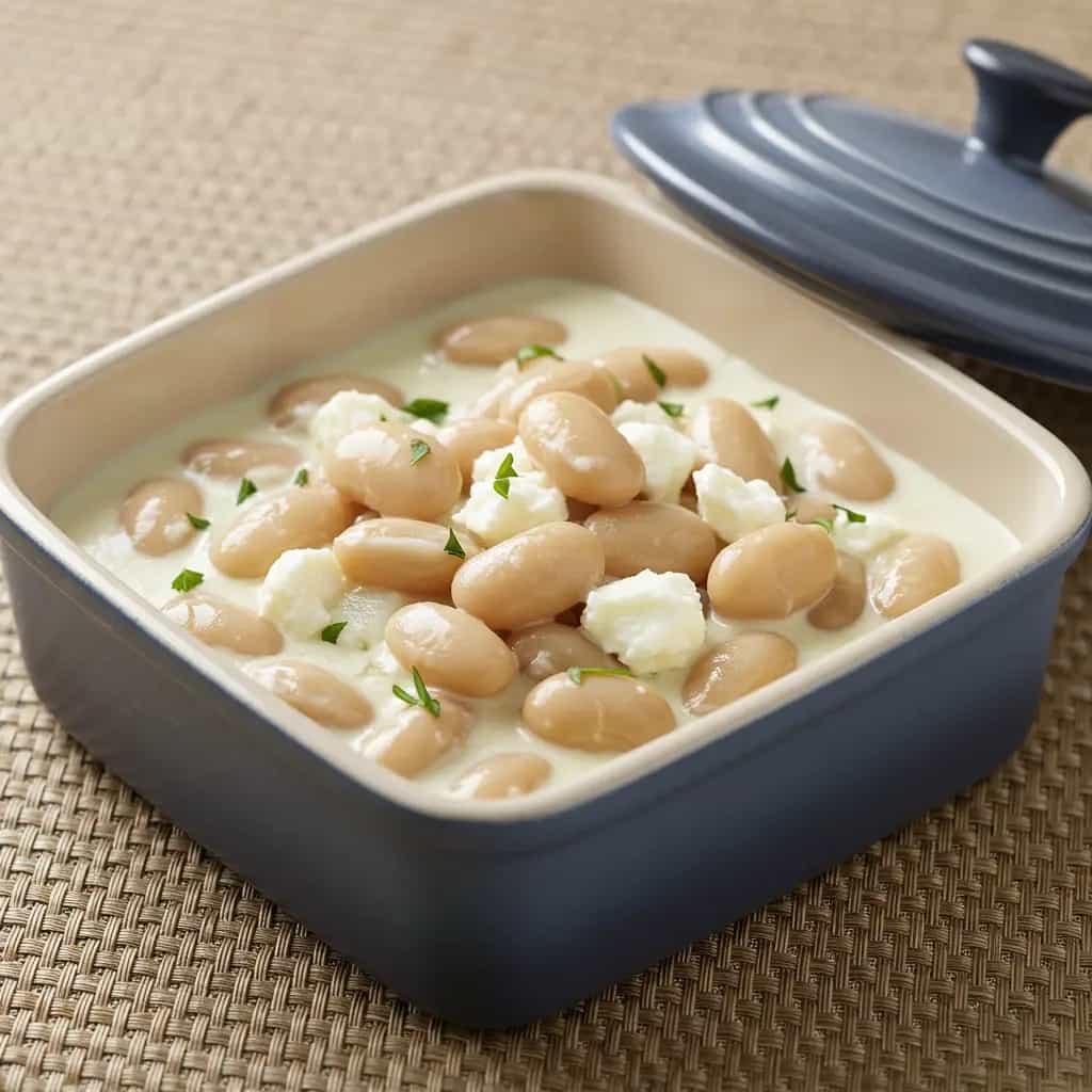 Cremoso de Feijão Verde com Queijo, para acompanhar Cachaça