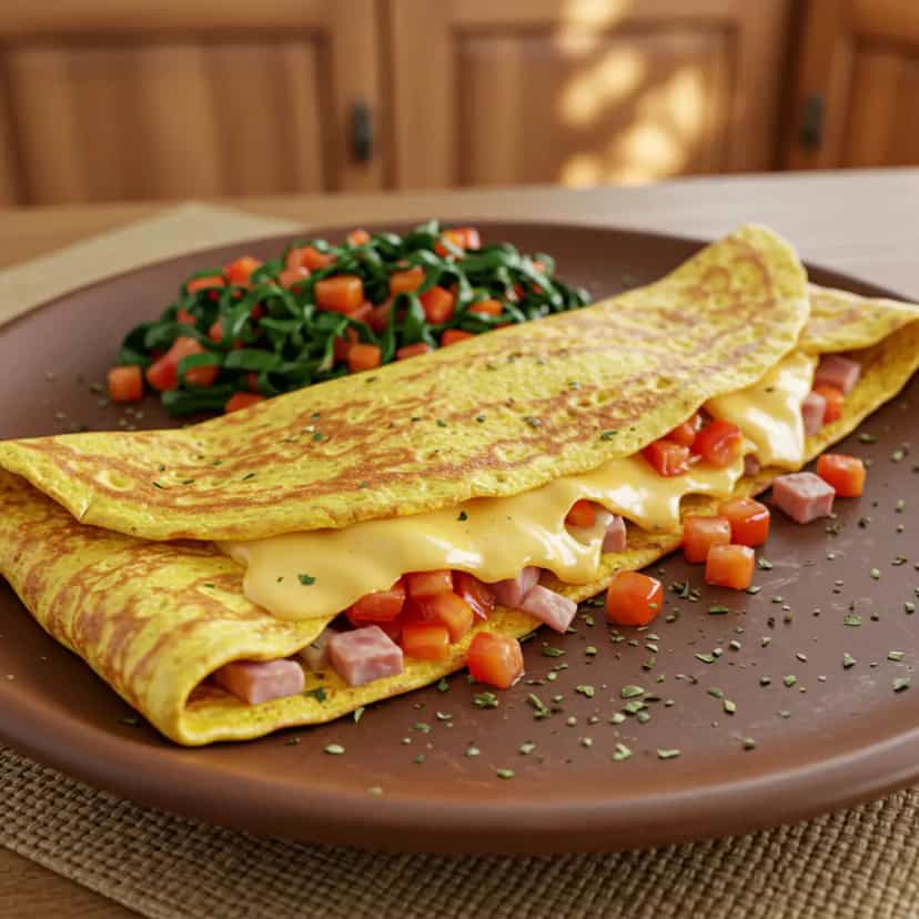Foto deliciosa de Crepe suíço pronta para servir - Outras Receitas