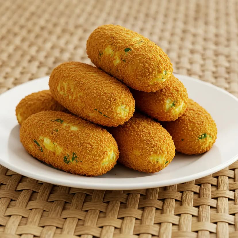 Croquetes de Batata com Carne Moída