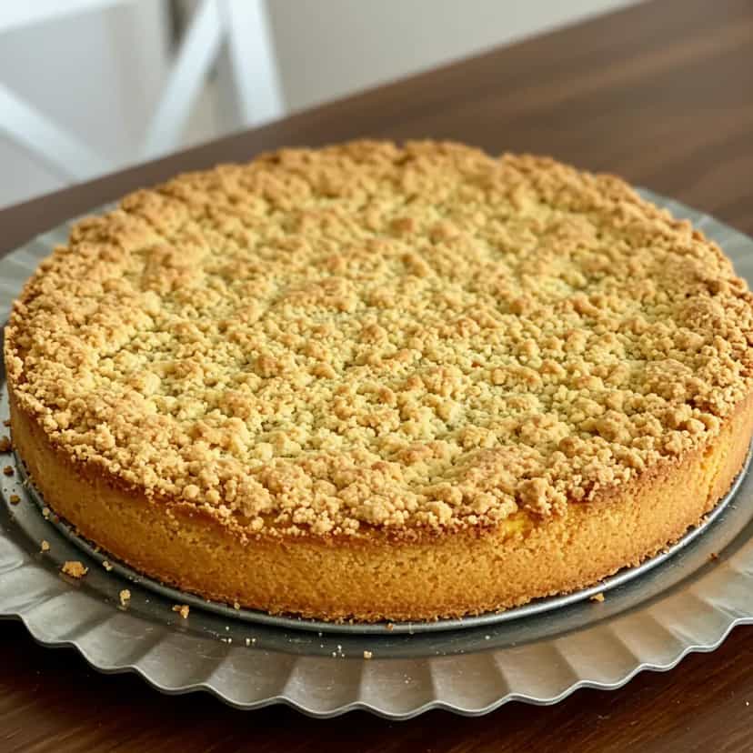 Foto deliciosa de Cuca Cremosa de Banana com Farofa Deliciosa pronta para servir - Bolos & Cupcakes