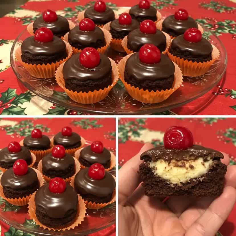 Foto deliciosa de Cupcakes de Chocolate com Recheio e Cobertura pronta para servir - Bolos & Cupcakes