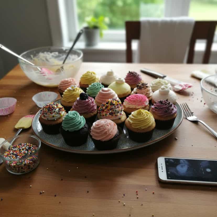 Foto deliciosa de Cupcakes de Goiabada para Festas Infantis pronta para servir - Bolos & Cupcakes