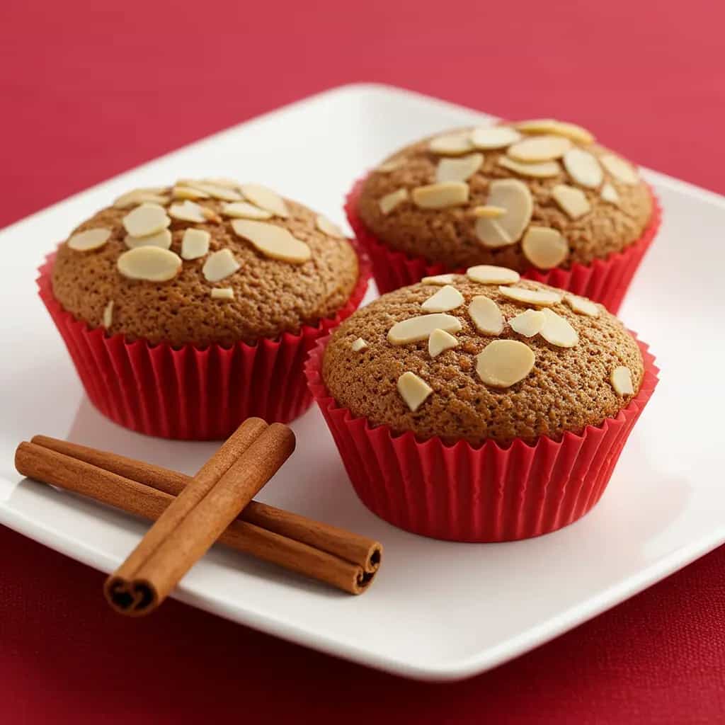 Cupcakes Integrais com Frutas Secas e Maçã