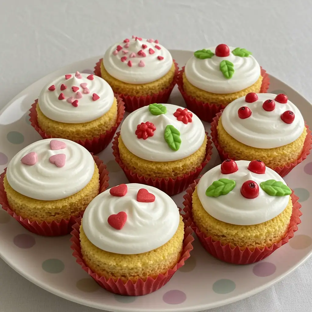 Cupcakes Recheados com Geleia de Morango
