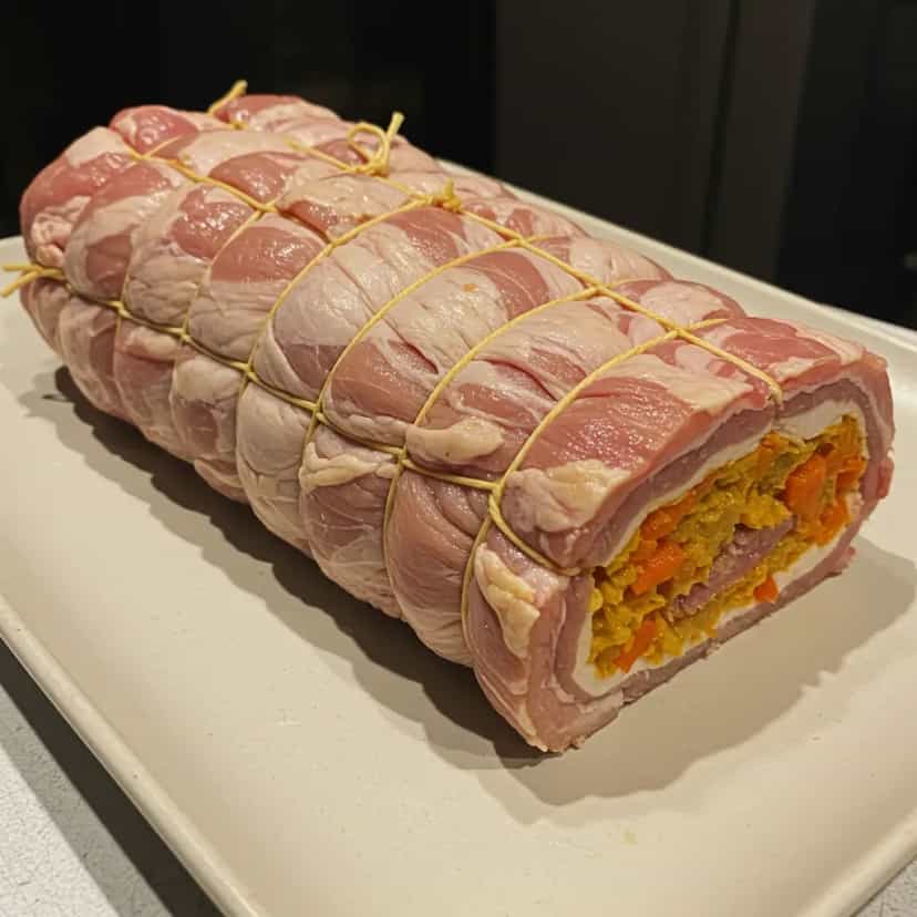 Foto deliciosa de Cupim Recheado Suculento para Churrasco pronta para servir - Carnes & Frango
