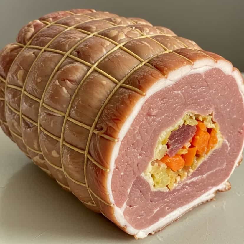 Foto deliciosa de Cupim Recheado Suculento para Churrasco pronta para servir - Carnes & Frango