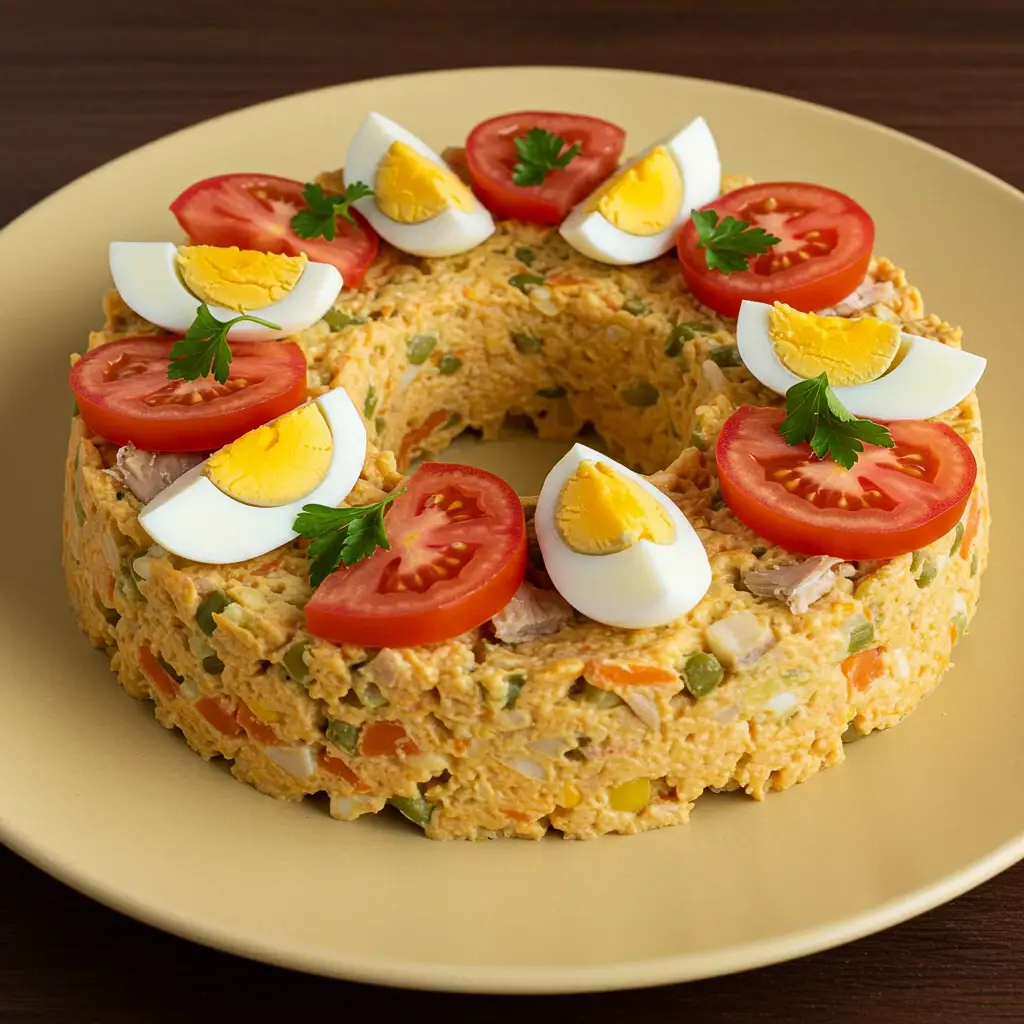 Cuscuz Cremoso de Atum com Molho de Tomate