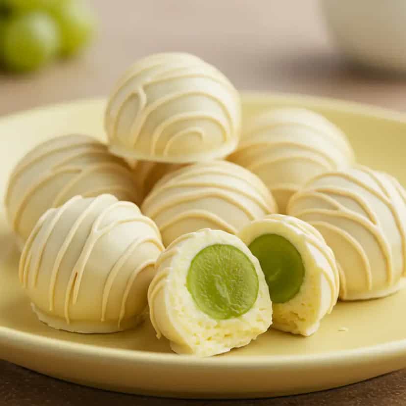 Foto deliciosa de Deliciosos Espetos de Uva com Chocolate Diet pronta para servir - Sem Açúcar