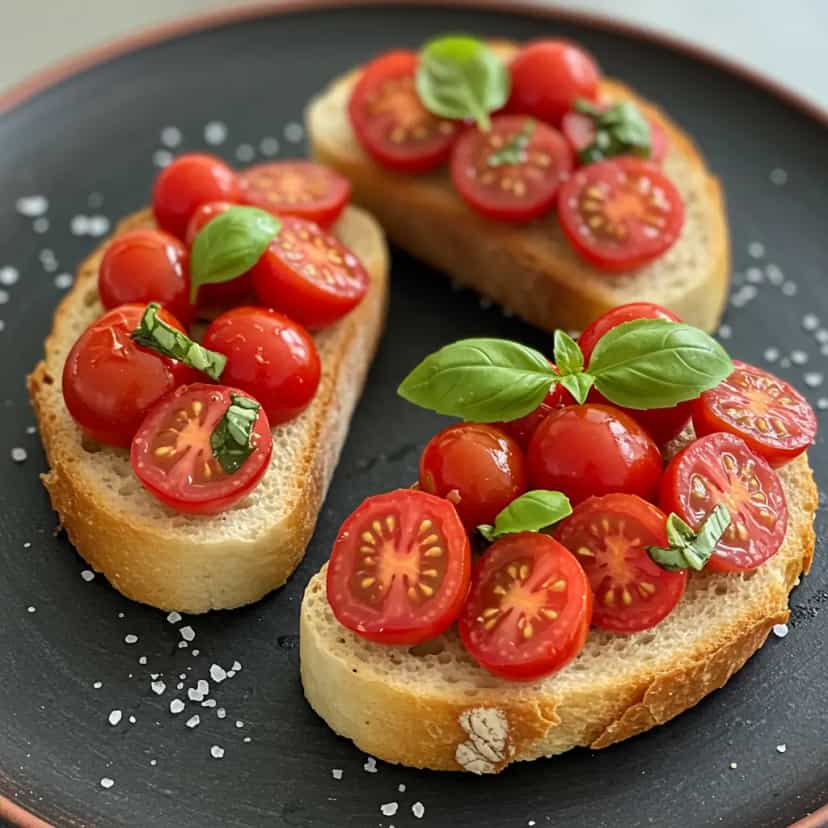 Foto deliciosa de Deliciosos Tomates Cereja com Queijo Minas Frescal pronta para servir - Snacks Naturais