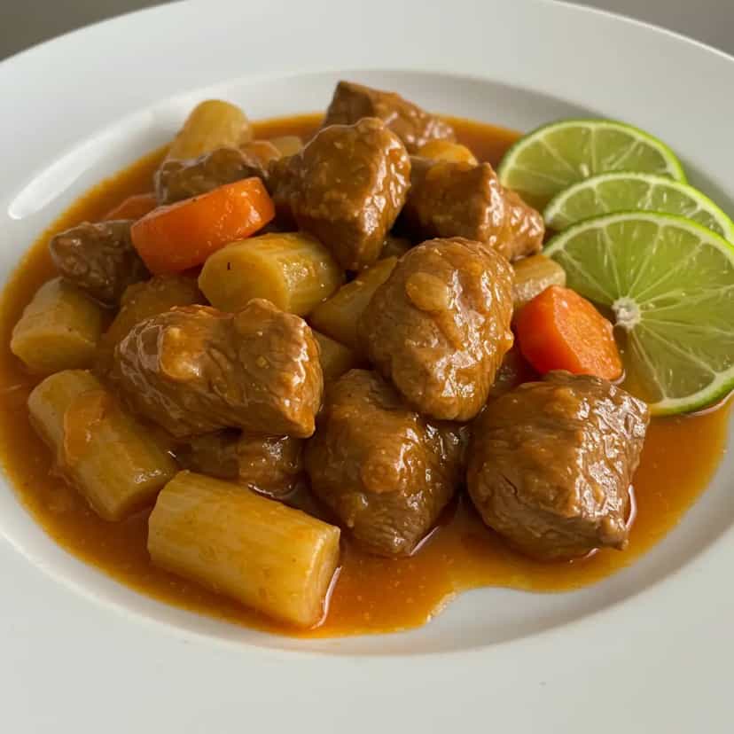 Foto deliciosa de Dobradinha Tradicional pronta para servir - Pratos Brasileiros Icônicos