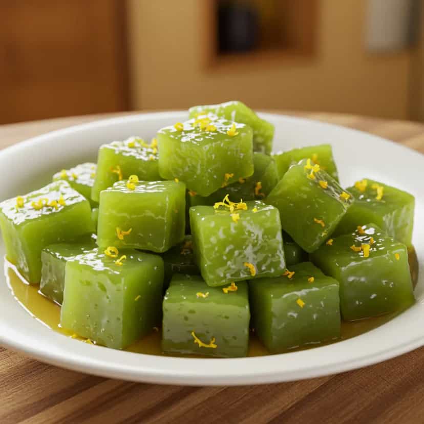 Foto deliciosa de Doce de mamão verde em cubinhos pronta para servir - Outras Receitas
