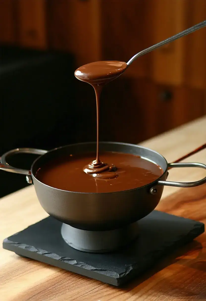 Foto deliciosa de Fondue de Chocolate Fácil pronta para servir - Outras Receitas
