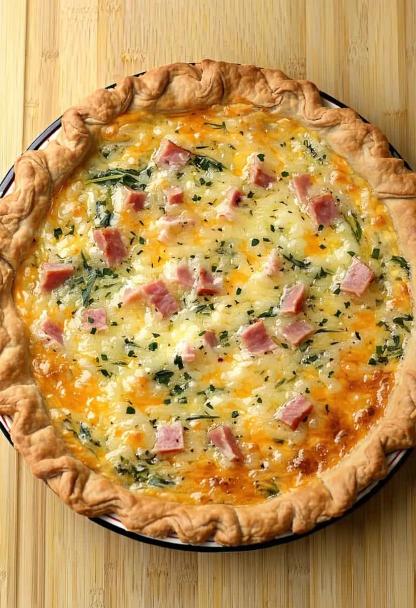 Foto deliciosa de Quiche Fácil para Brunch de Fim de Semana pronta para servir - Brunch